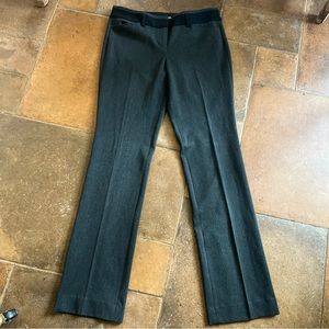 Express Editor Gray Slacks Pants With Black Stripe NWT Size 6 R stretch